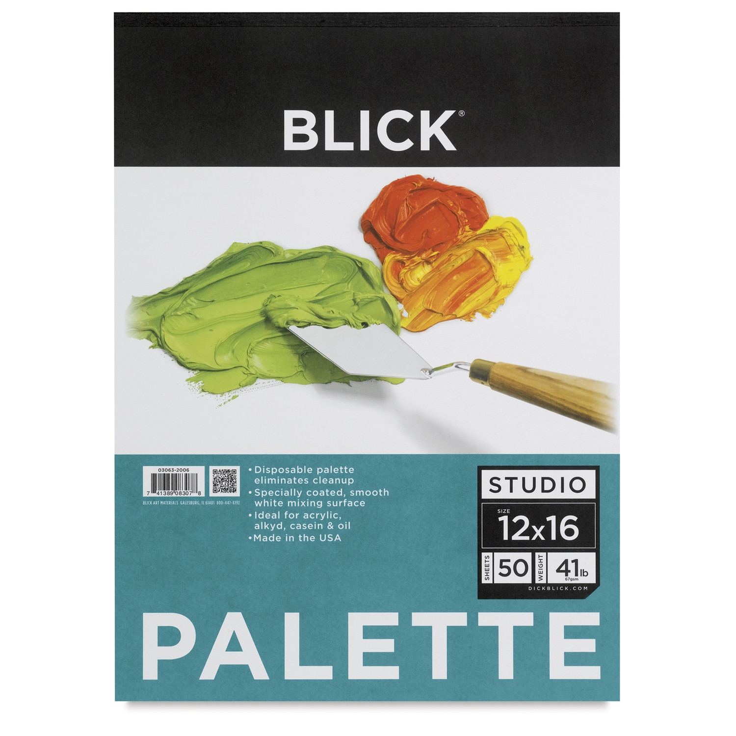 Blick Palette Paper Pad - 12" x 16" 50 Sheets