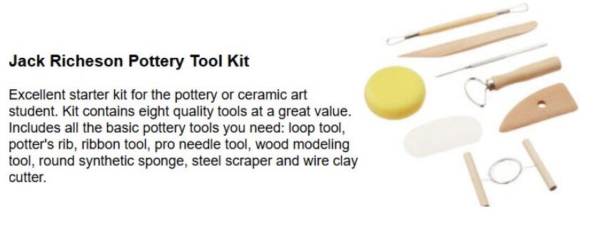 Jack Richeson Pottery Tool Kit