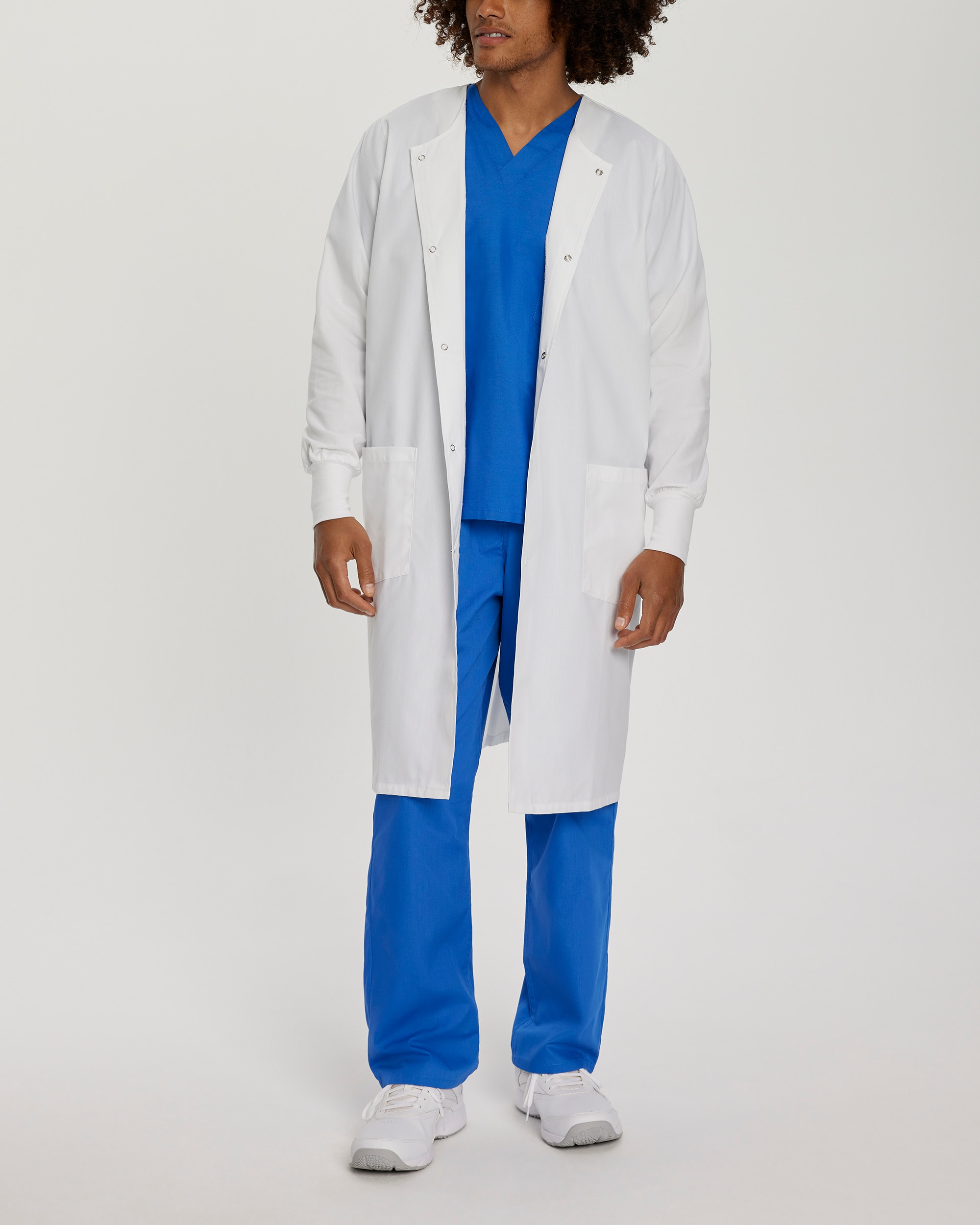 Landau Unisex 2-Pocket Full-Length Lab Coat