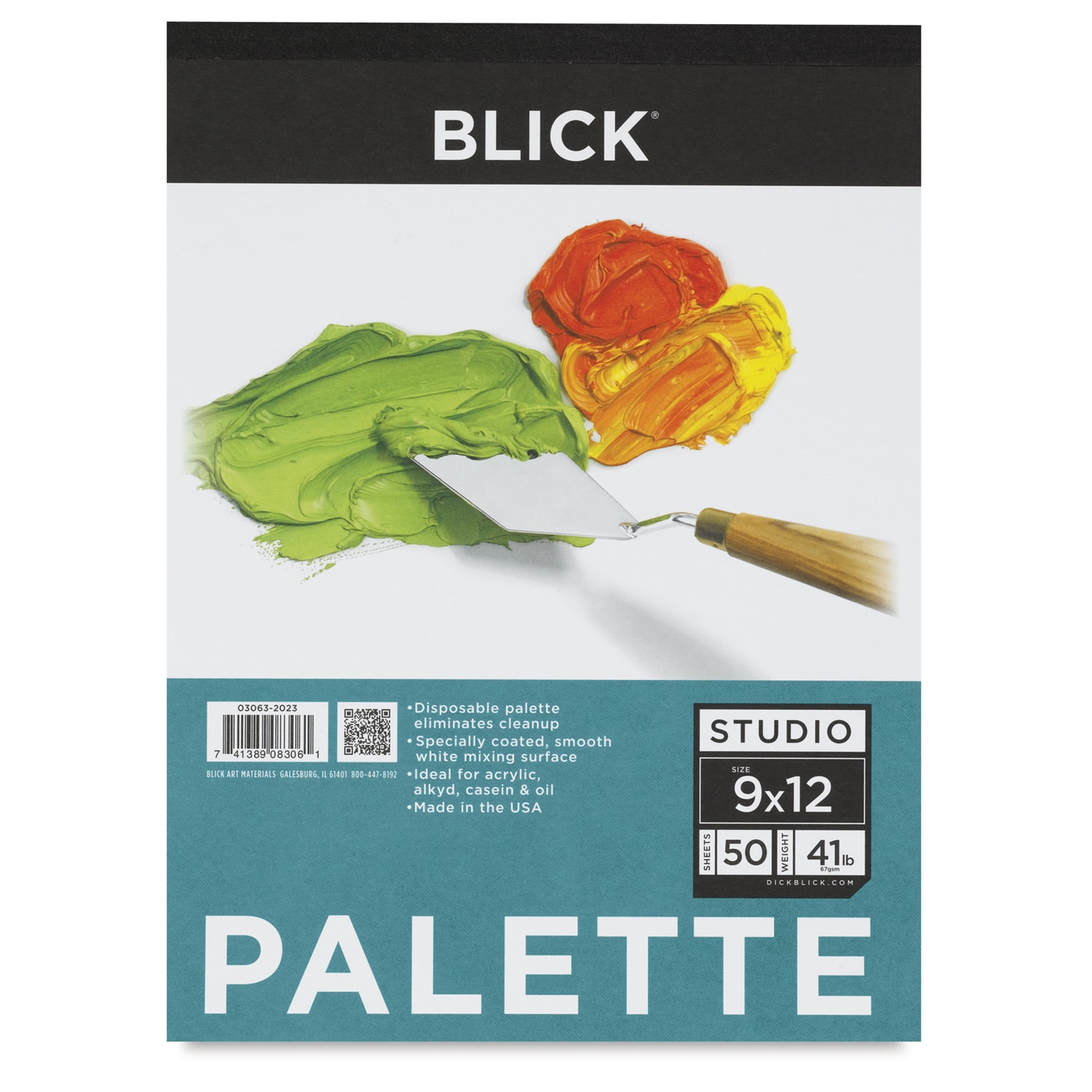 Blick Palette Paper Pad - 9" x 12" 50 Sheets