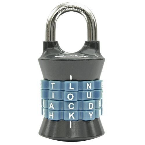 Set Own Combo Lock w Letters