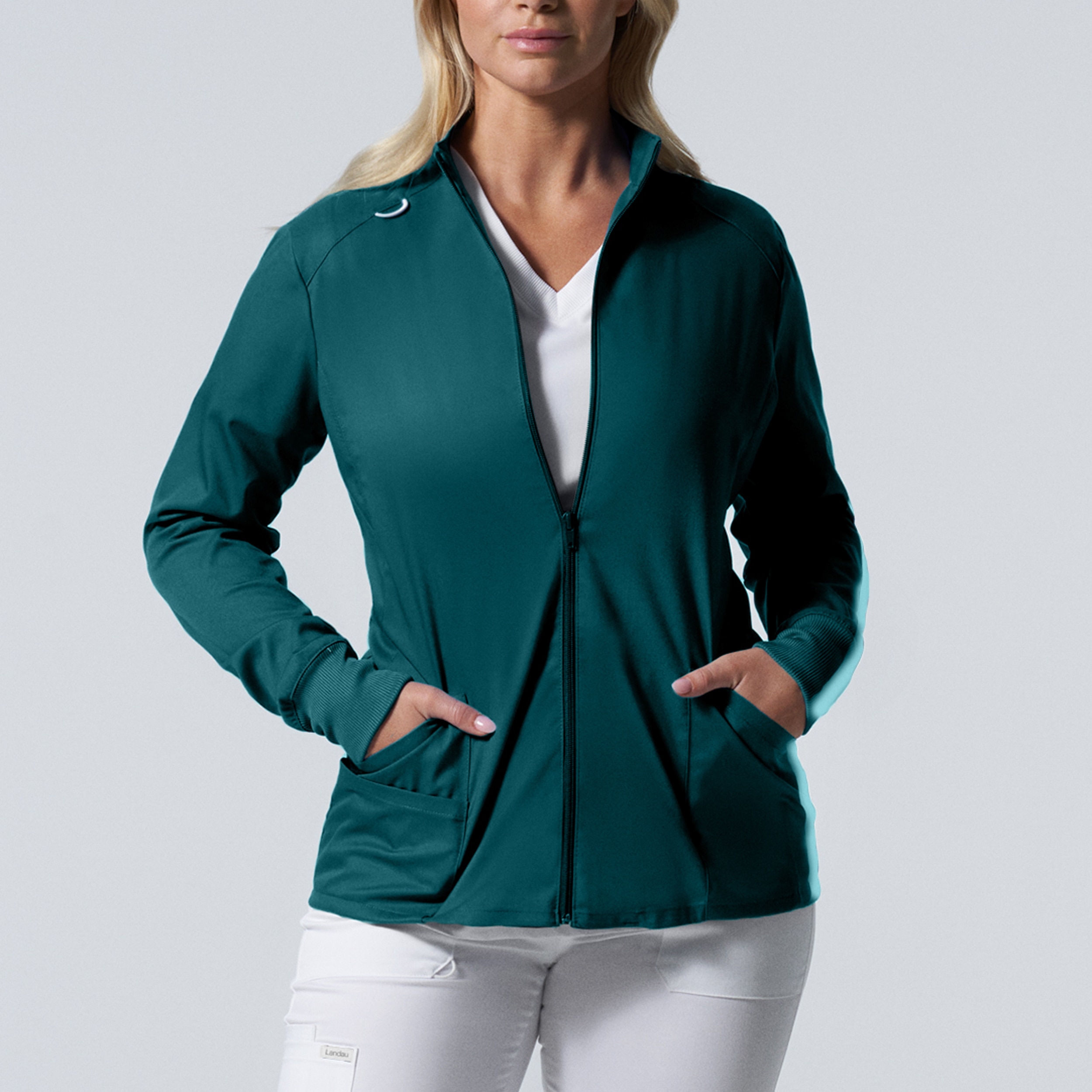 Proflex Womens Zip Front Scrub Jacket (LJ701)