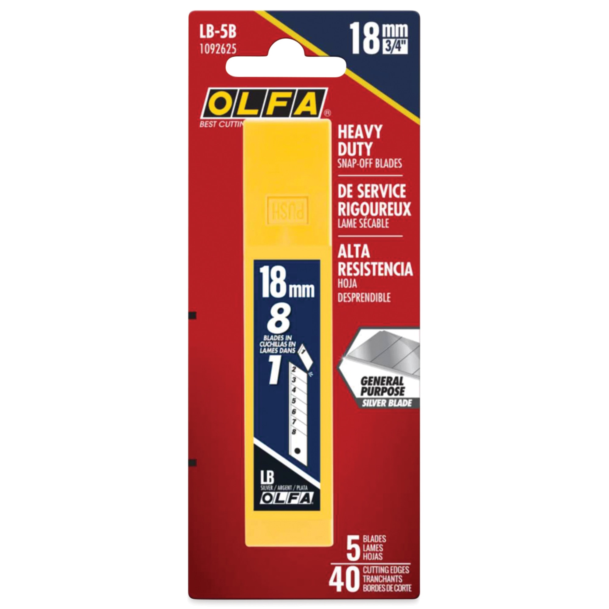 Olfa Heavy-Duty Blades 5/Pkg.