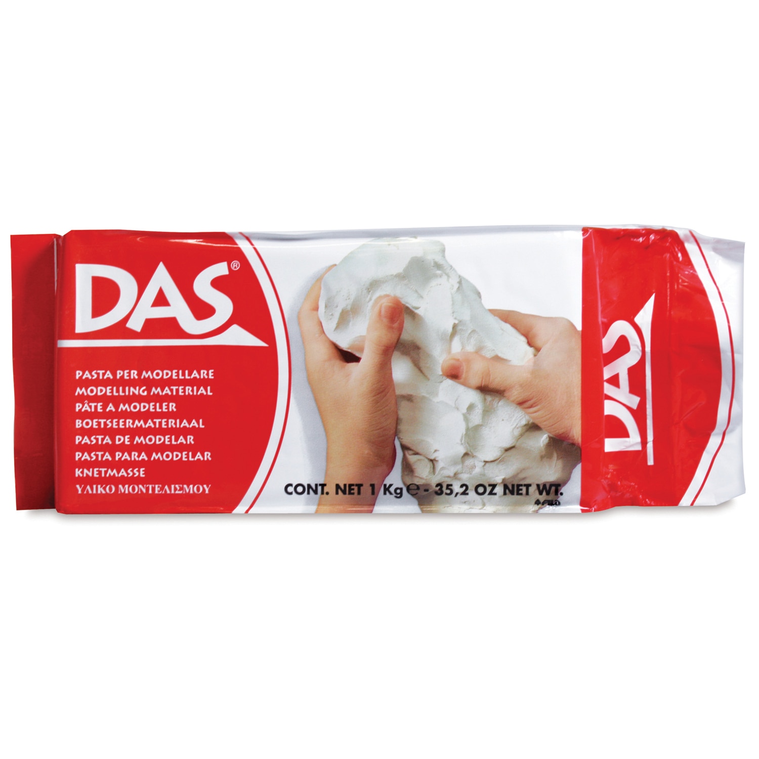 Das Air Hardening Clay, 2.2 lbs., White