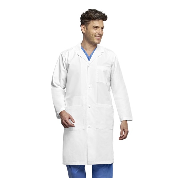 WonderWink WHT Men's Scrub Lab Coat, 7302