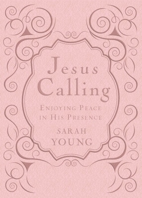 Jesus Calling Pink Leathersoft with Scripture References: Enjoying Peace in His Presence (a 365-Day Devotional)
