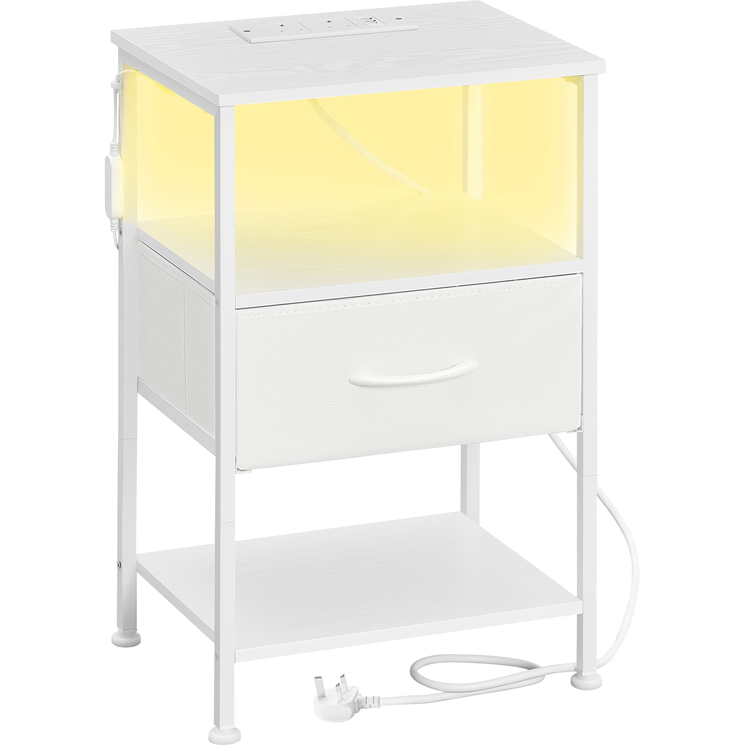 SONGMICS Charging Nightstand