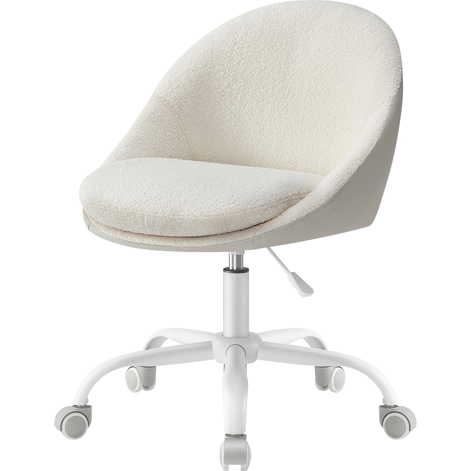 SONGMICS Adjustable Vanity Beige Chair