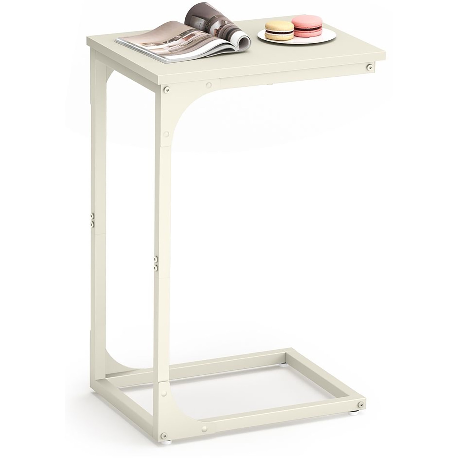 SONGMICS C-Shaped End Table