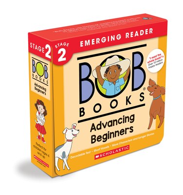 Bob Books - Advancing Beginners Box Set Decodable Phonics Books Ages 4 and Up Kindergarten (Stage 2: Emerging Reader)