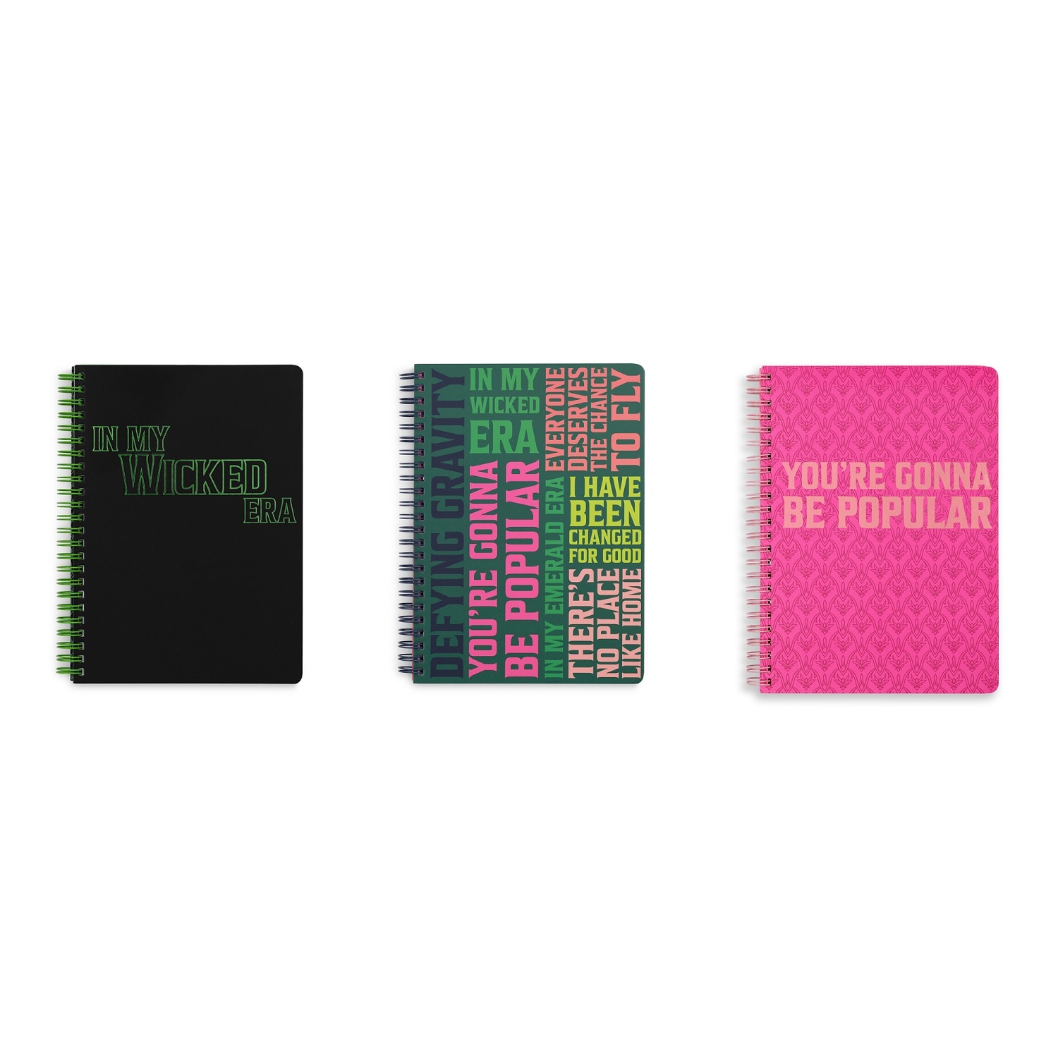 Steel Mill & Co. Wicked Mini Notebook Set of 3