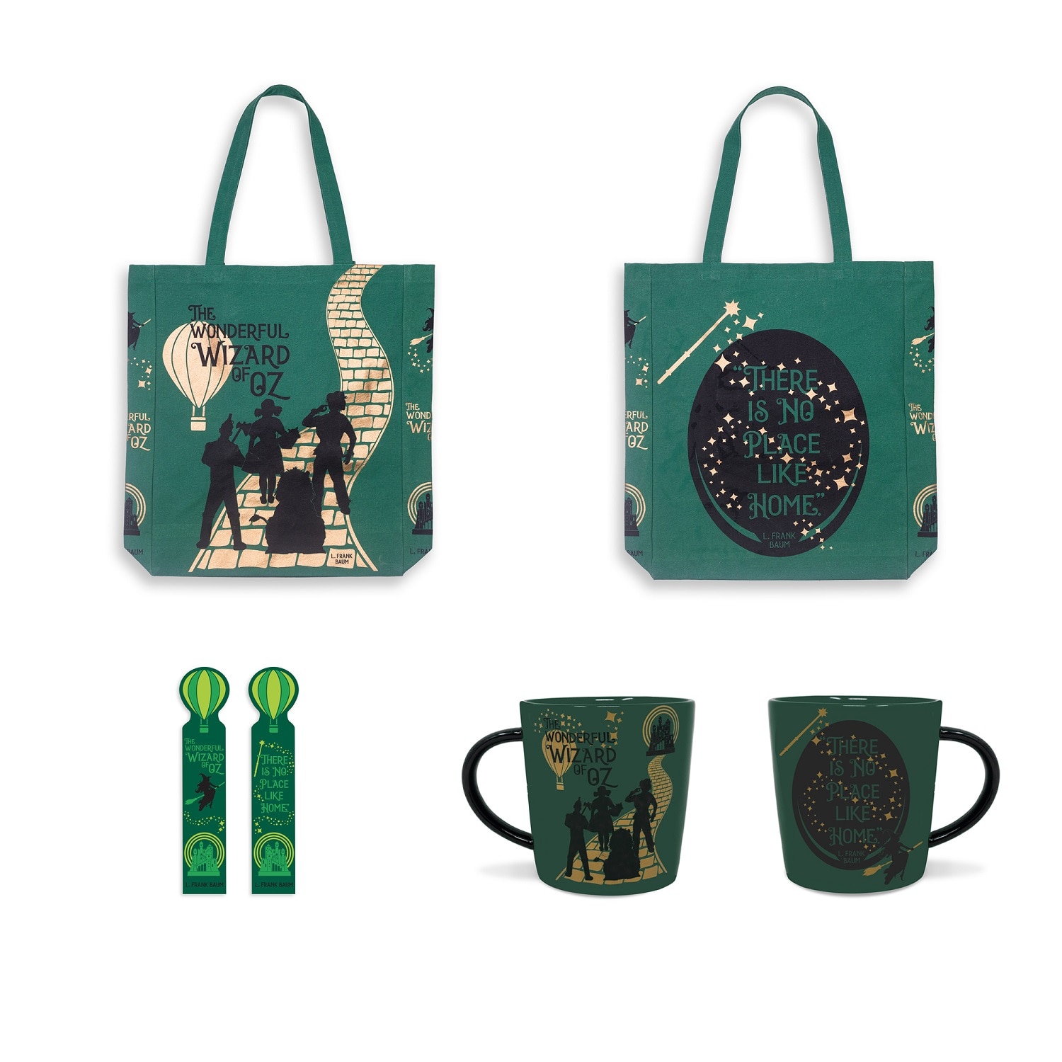 Steel Mill & Co. Wizard of Oz Ceramic Mug Bookmark & Canvas Tote