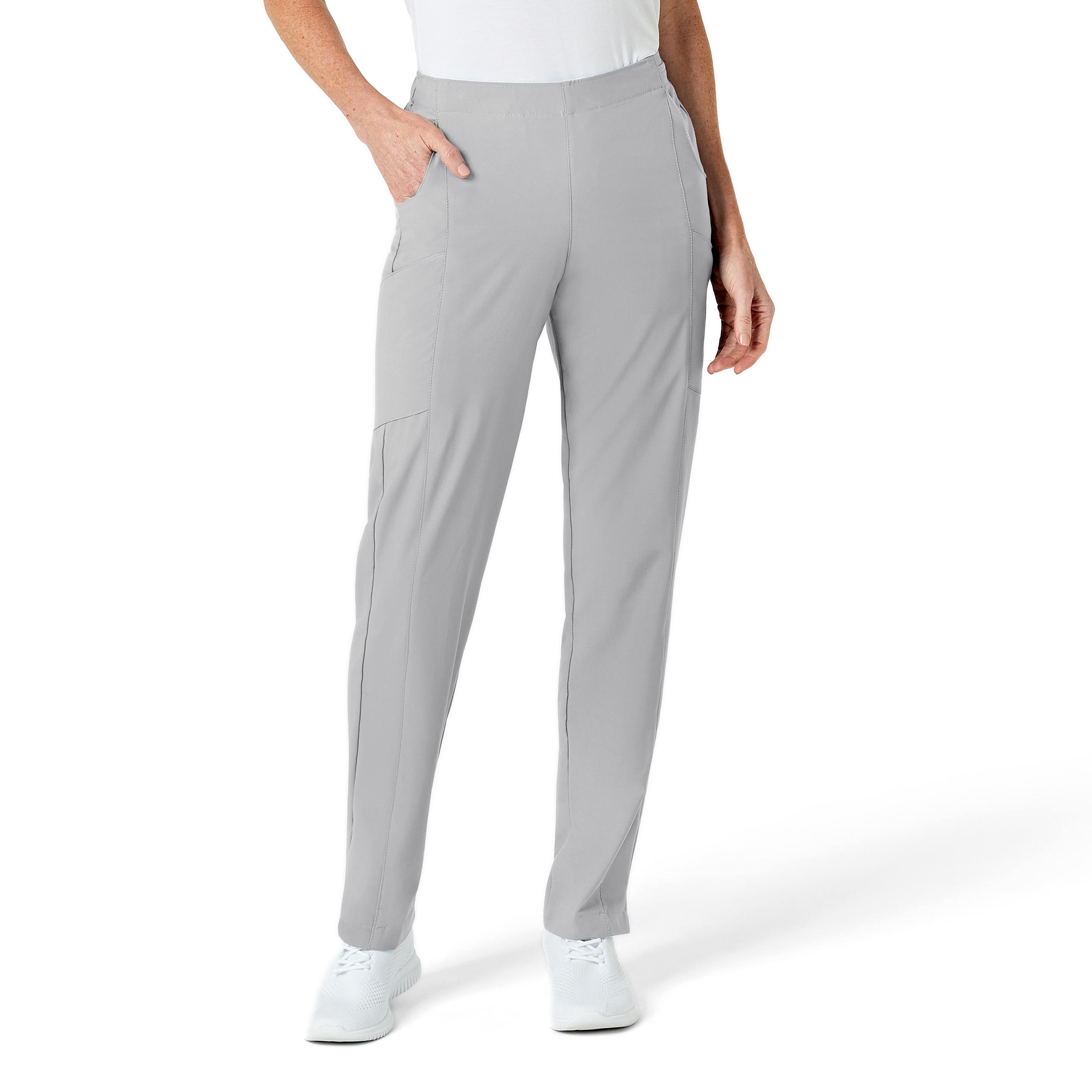 WonderWink W123 Women's Flat Front Double Cargo Scrub Pant, 5155