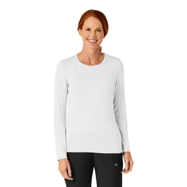 WonderWink KNT Women's Long Sleeve Silky Scrub Tee, 2009