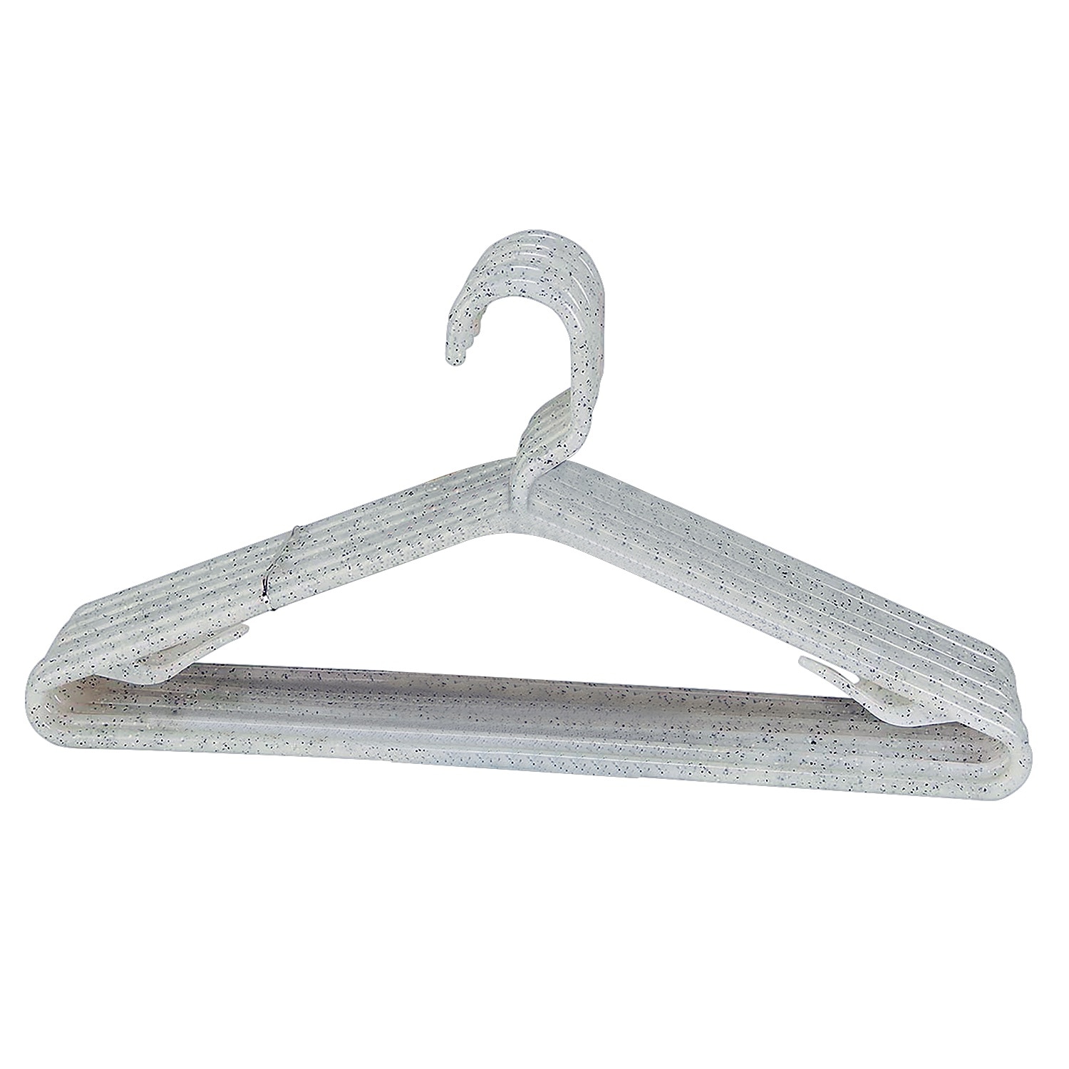 Simplify Granite Look Design 10 Pack Hangers in White