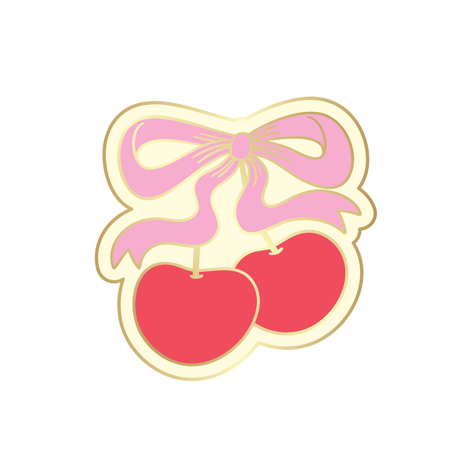 Talking Out of Turn Cherry Pin