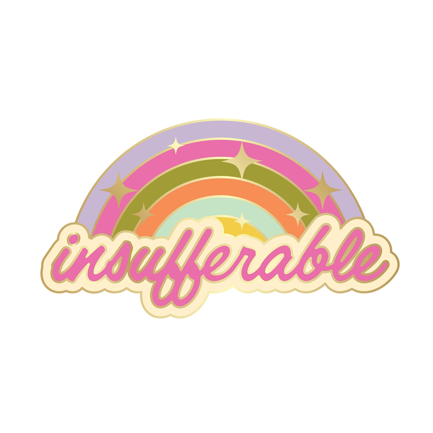 Talking Out of Turn Insufferable Keychain