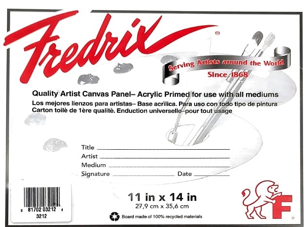 Canvas Panel Fredrix (3Pk)