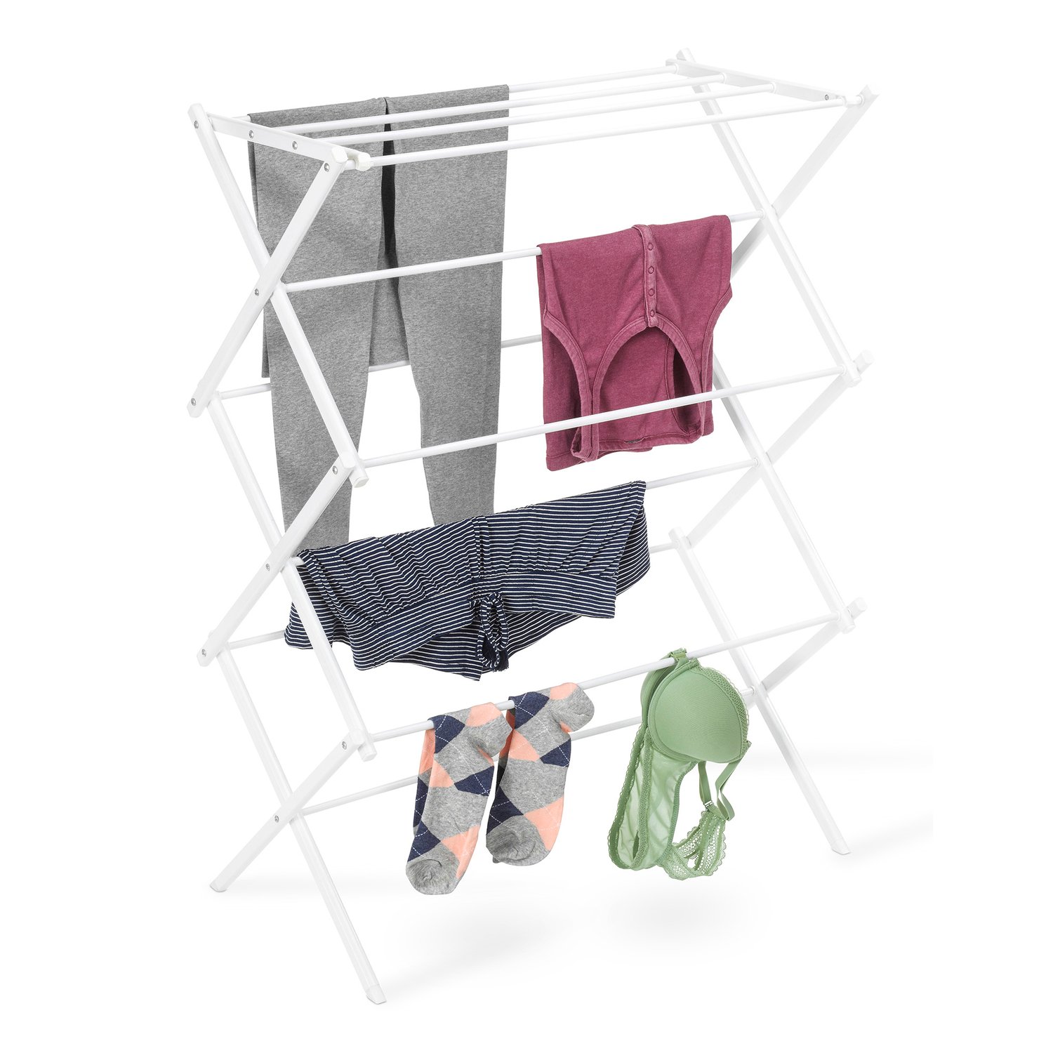 3-Tier Folding Metal Drying Rack