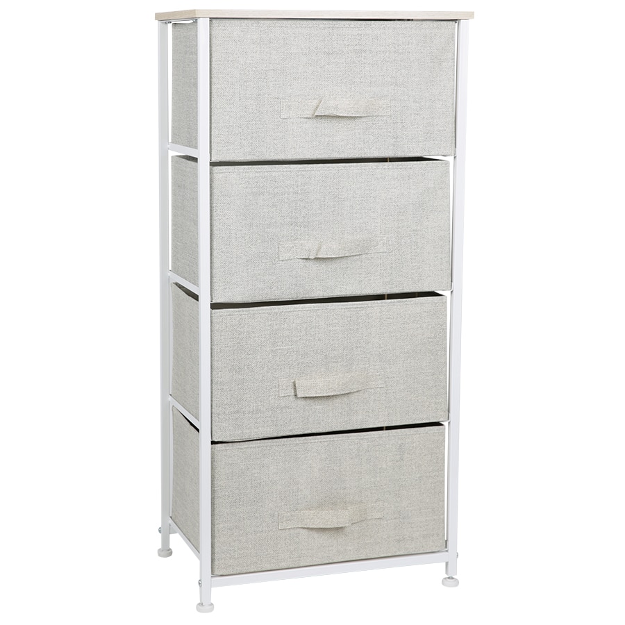 Simplify 4 Drawer Storage Chest in Beige