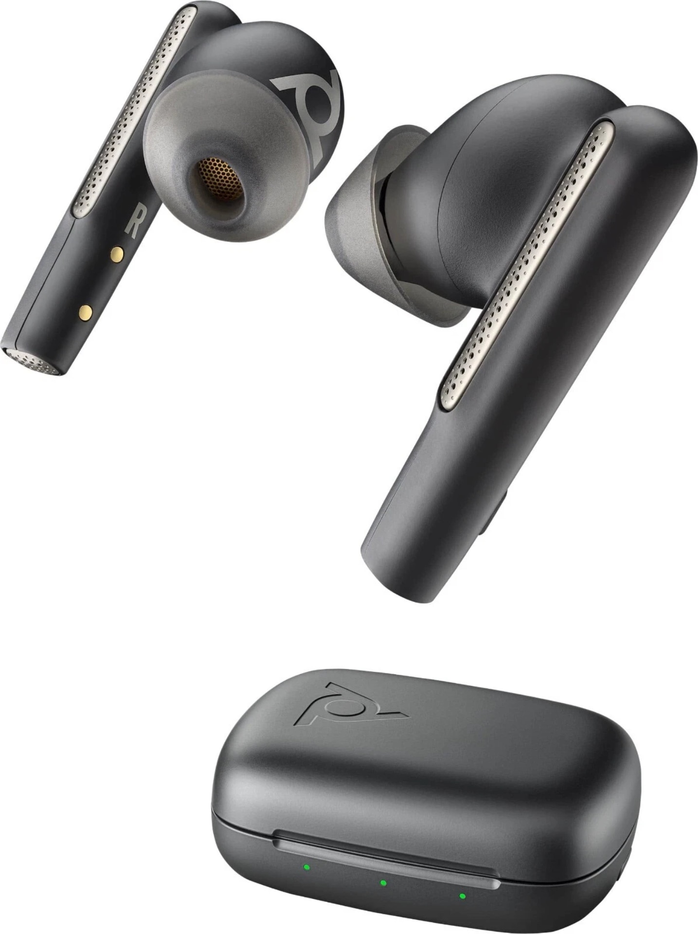 Poly Voyager Free 60 Bluetooth True Wireless Earbuds Basic Charge Case in Black