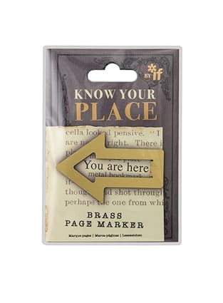 Know Your Place Page Marker - Brass ifUSA