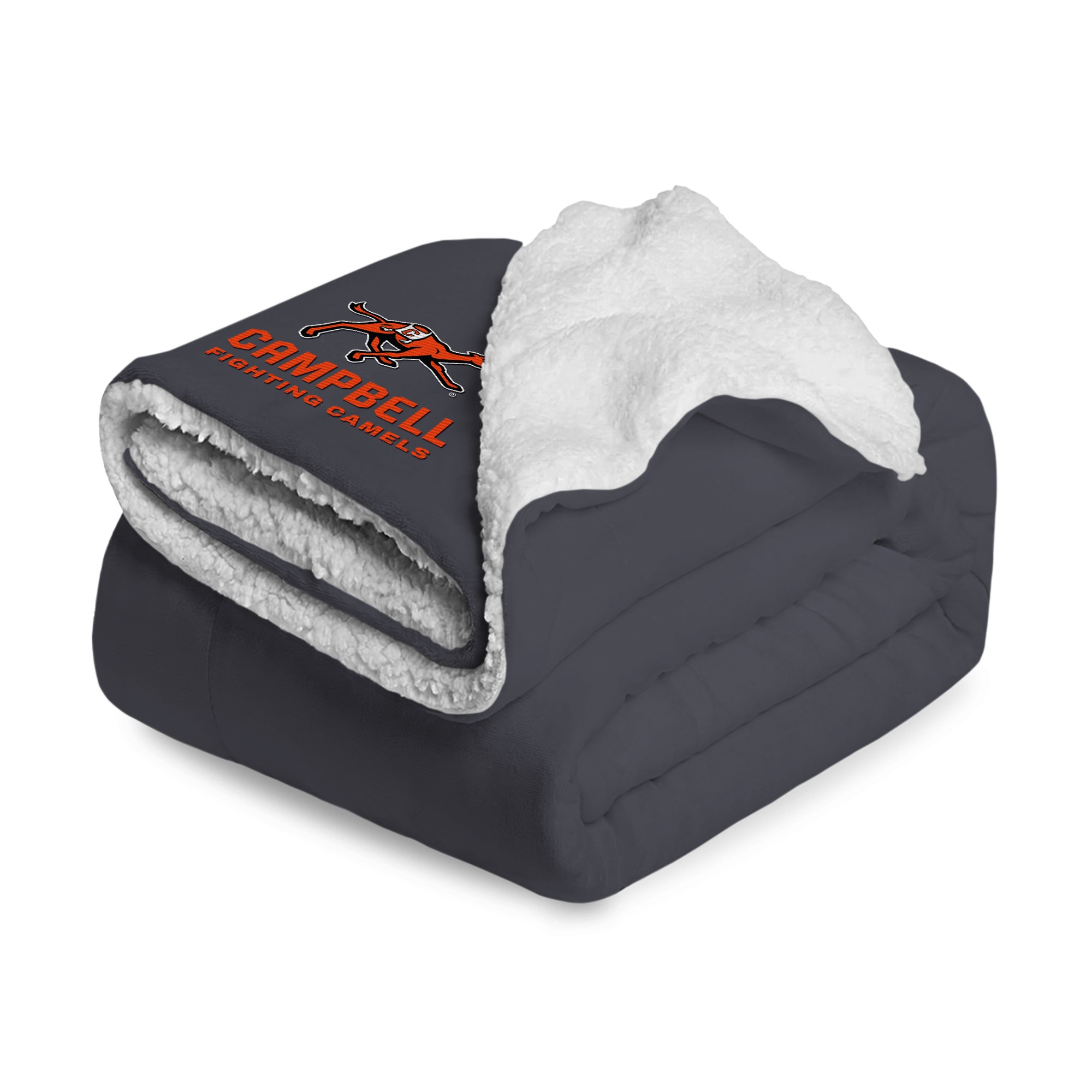 Campbell University Embroidered Sherpa Blanket