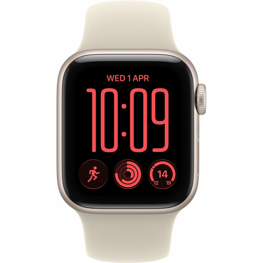 Apple Watch SE 3 GPS + Cellular 40mm Starlight Aluminum Case with Sand Sport Band