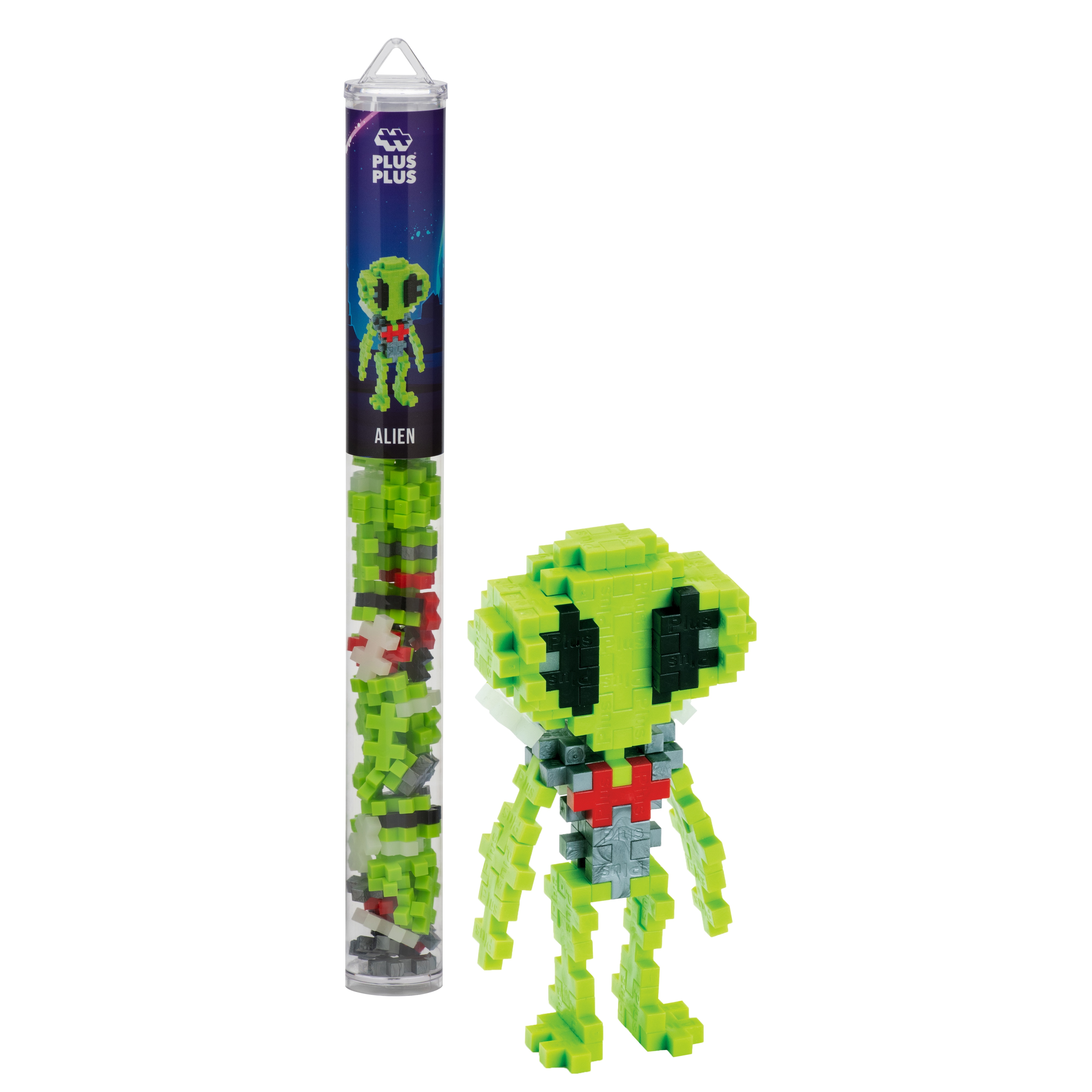 Plus Plus 70PC Alien Tube Puzzle
