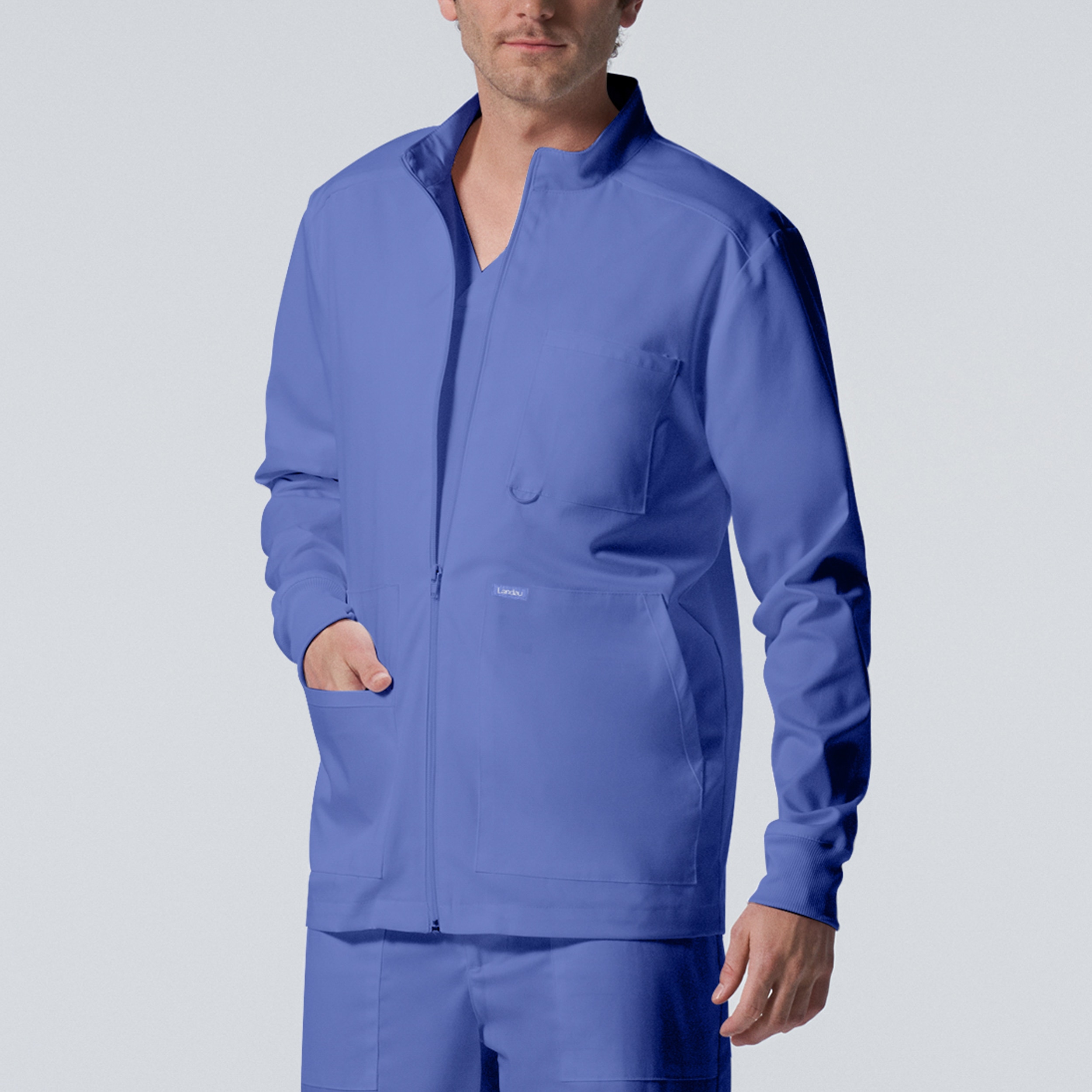 Proflex Mens Zip Front Jacket (LJ702)