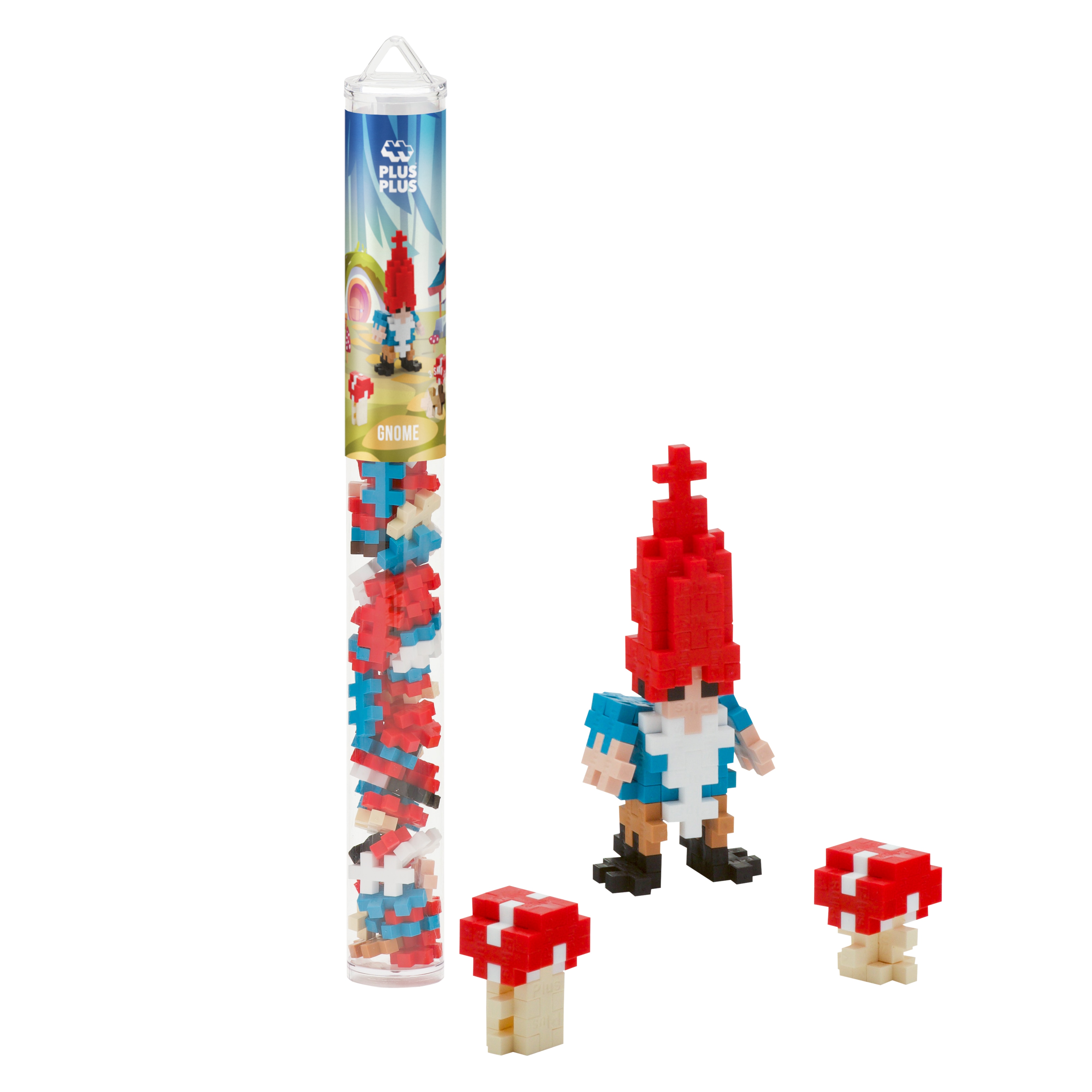 Plus Plus 70PC Gnome Tube Puzzle