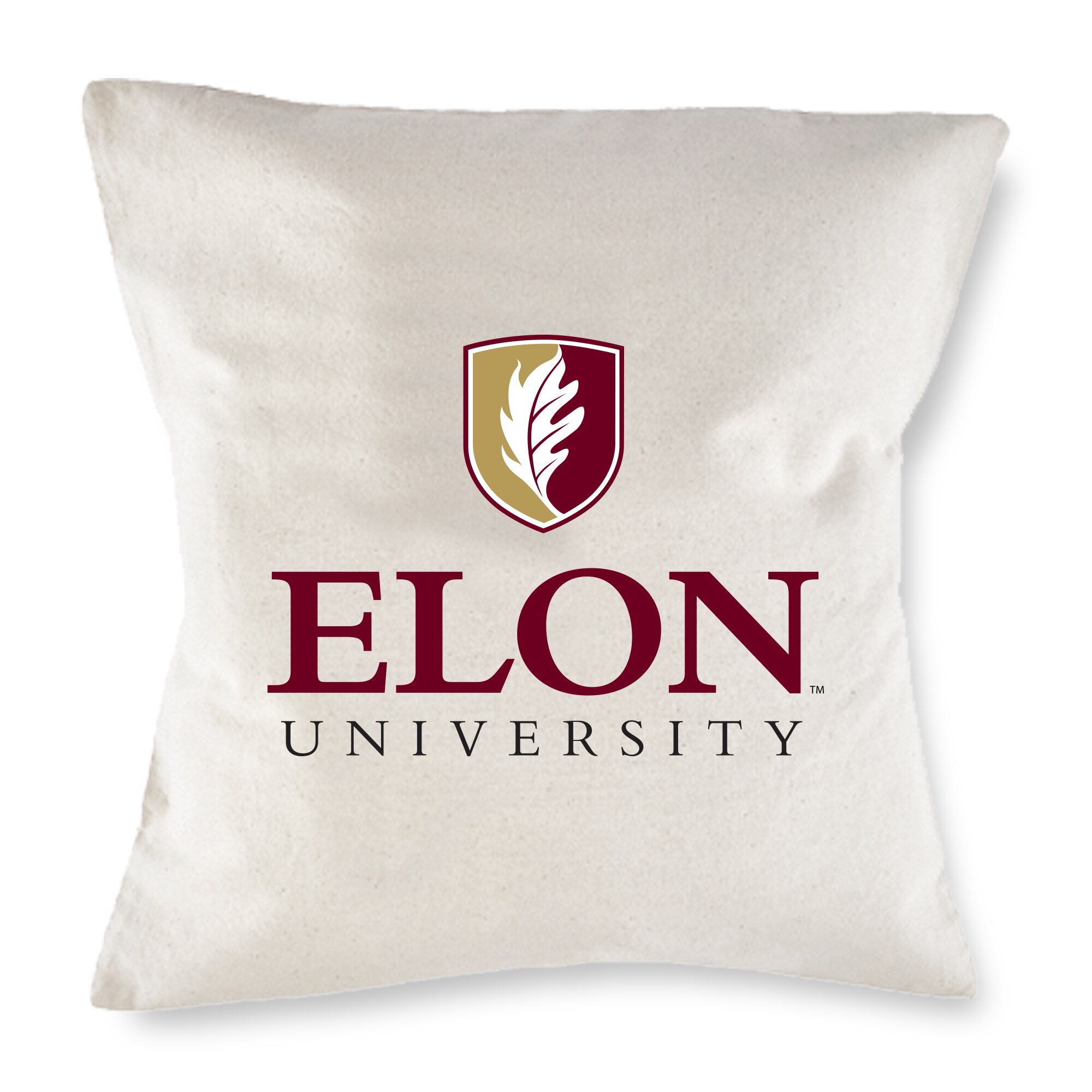 Elon University Canvas Pillow