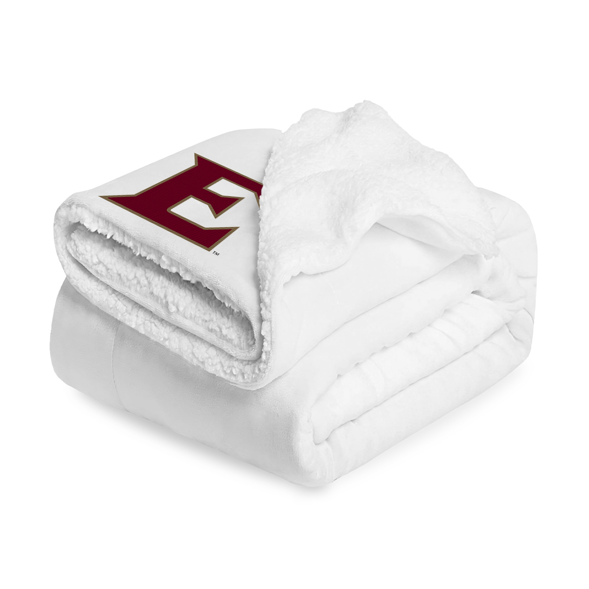 Elon University Embroidered Sherpa Blanket