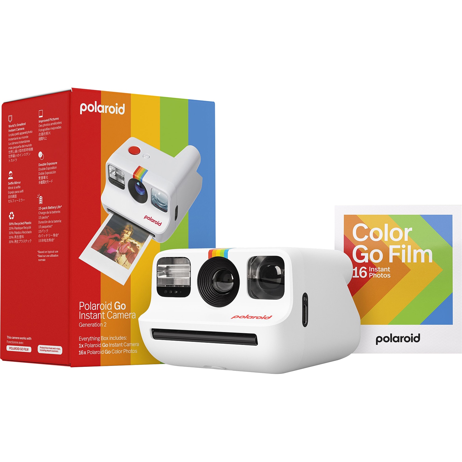Polaroid Go Generation 2 Instant Camera Everything Box