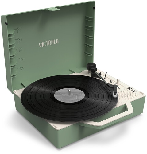 Victrola Re-Spin Sustainable Suitcase Vinyl Record Player