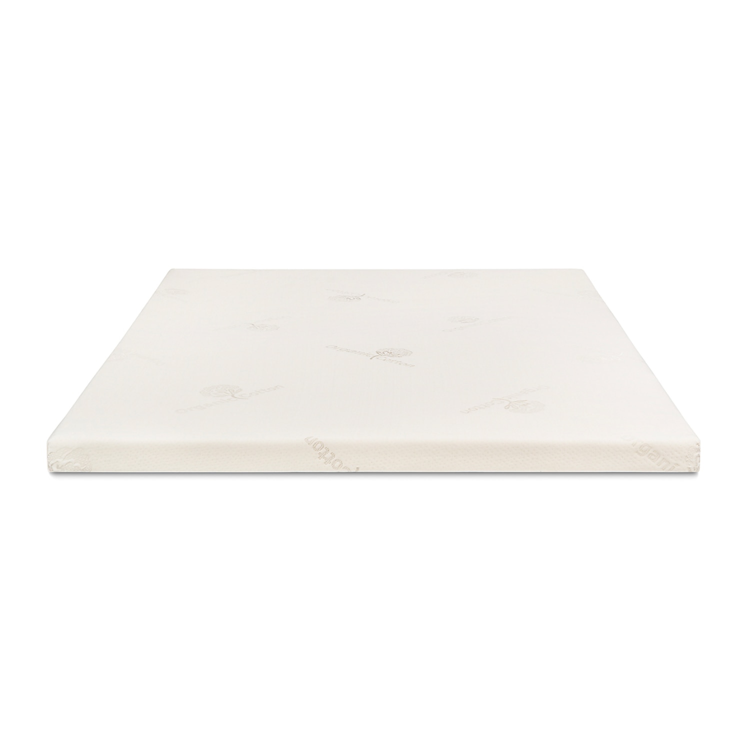 Brooklyn Bedding - 3" Titanflex Foam Topper with Organic Cotton Cover - Firm