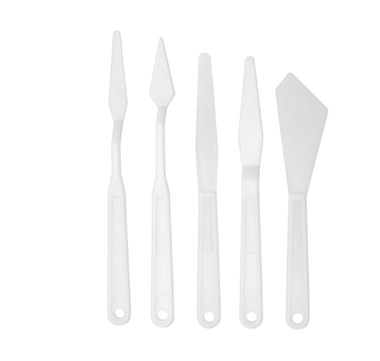Set Of 5 Plastic Knives