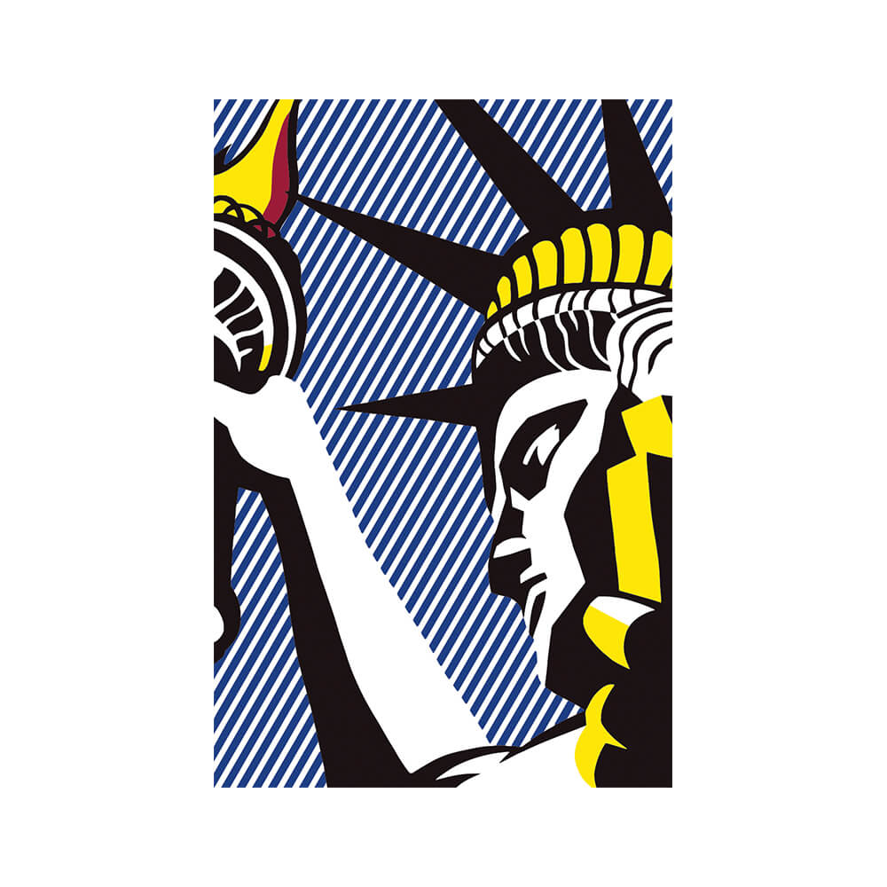 I Love Liberty by Roy Lichtenstein - Die-Cut Sticker