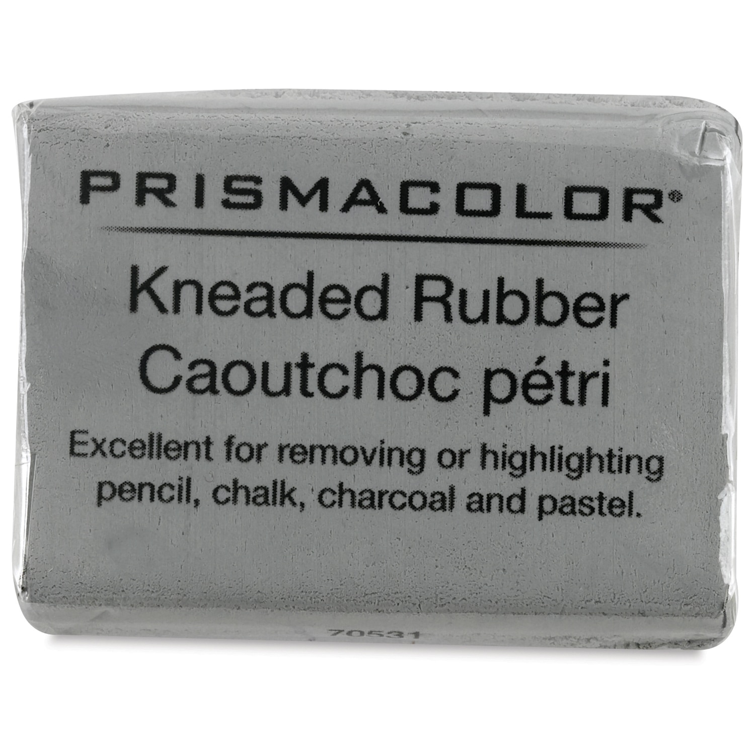 Prismacolor Kneaded Eraser - Large 1-3/4" x 1-1/4" x 1-1/4" Gray
