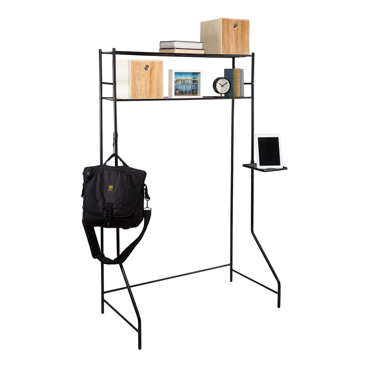 Organize It All Multi-Use Over the Bed Space Saver Rack