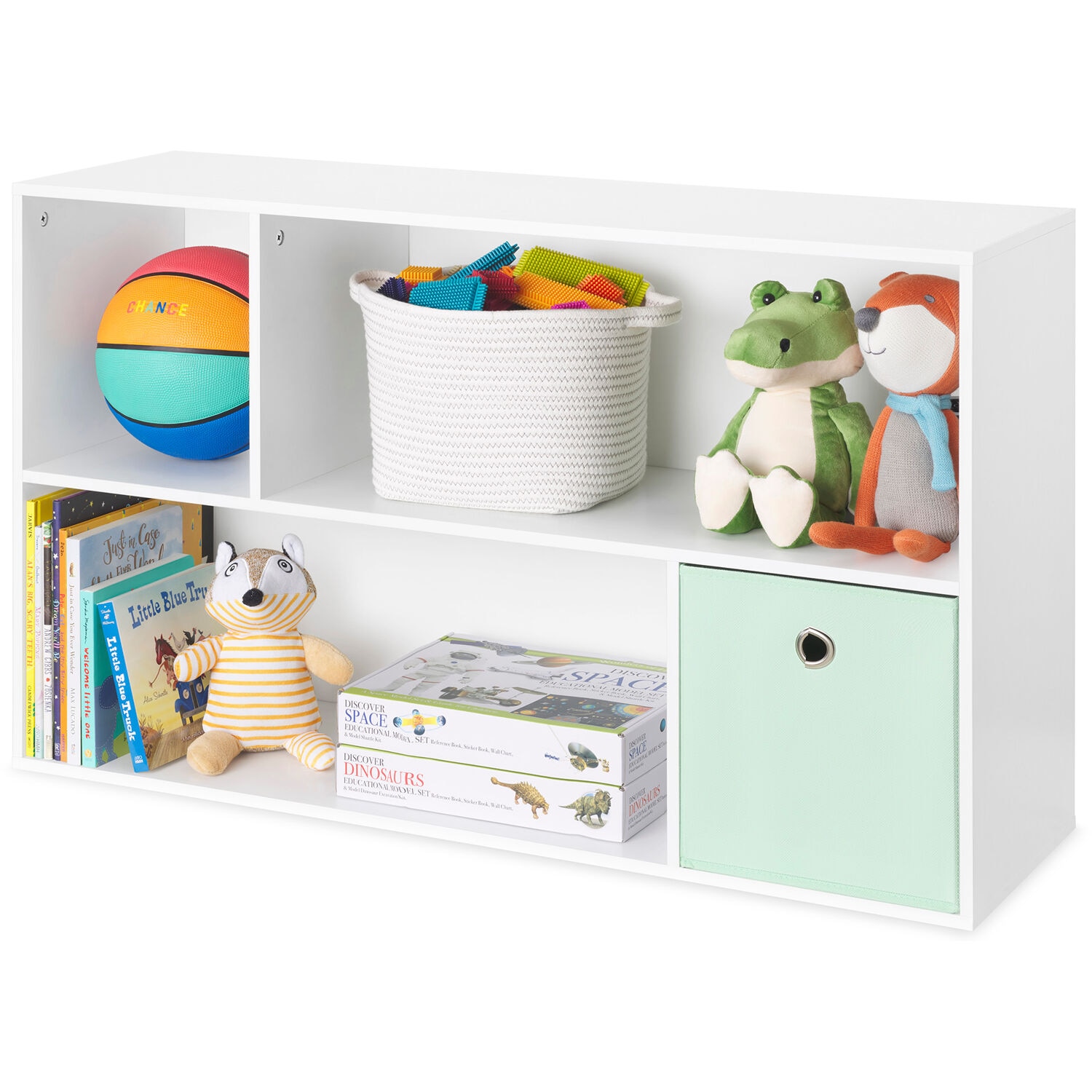 4-Section Organizer in White