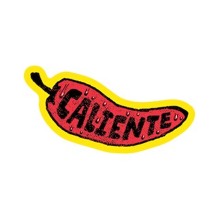 Caliente - Die-Cut Sticker