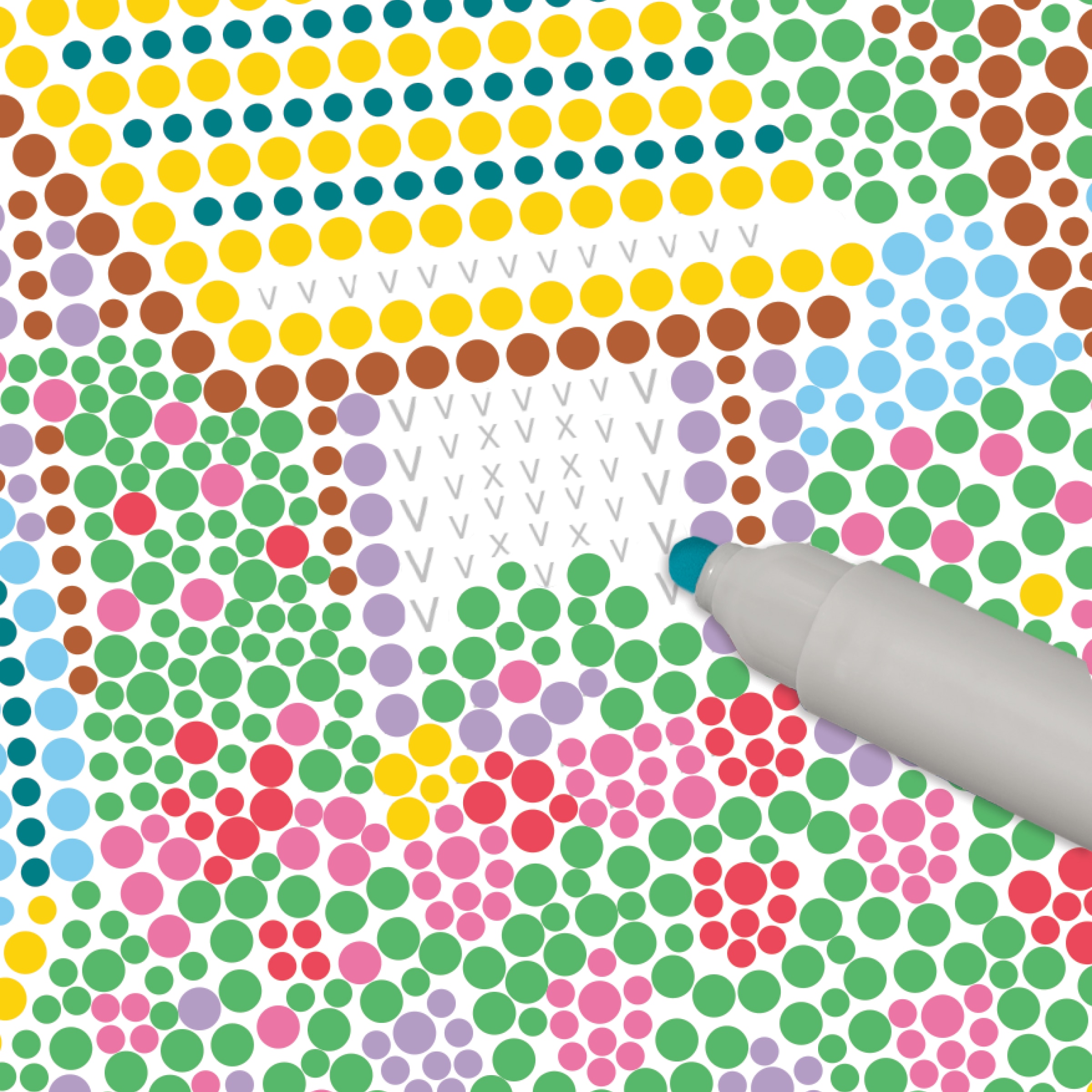 Lifelines FlowArt: Dot-By-Letter Cozy Cottage