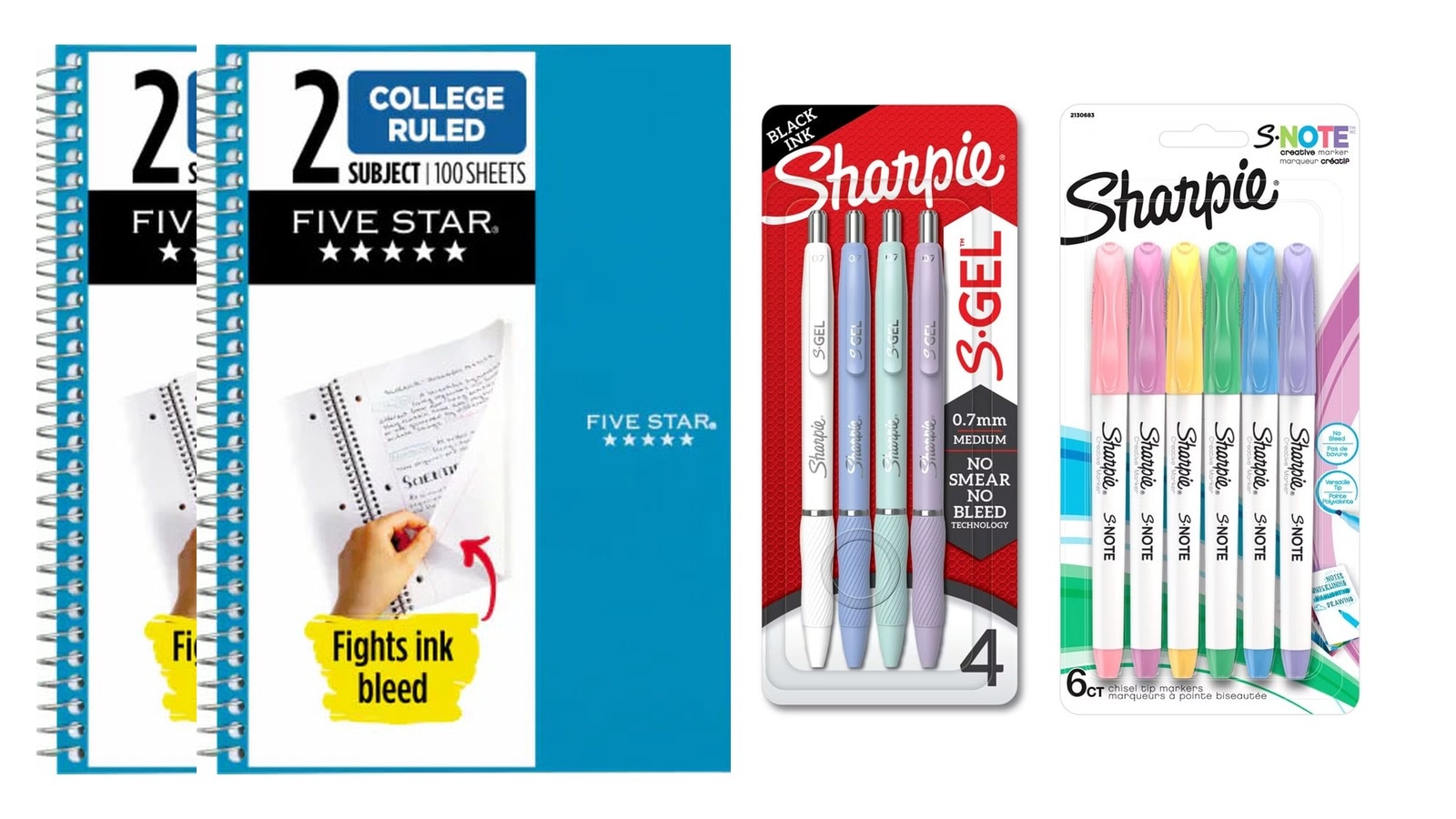 Five Star & Sharpie Bundle - Save 10%