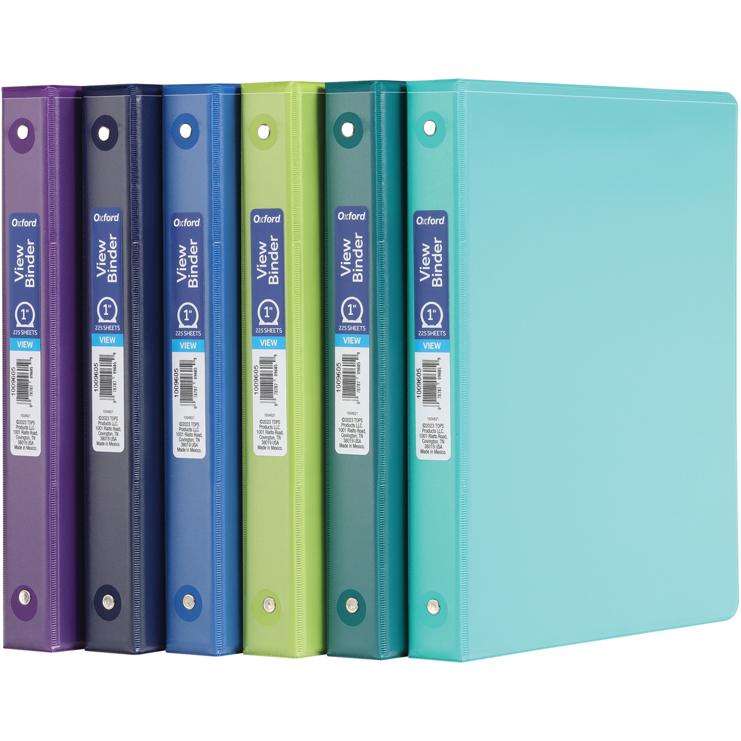 Oxford(R) 1" View Binders Peacock