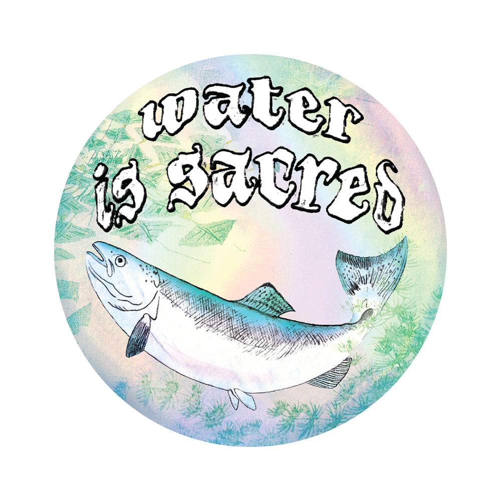 Water is Sacred - Die-Cut Sticker
