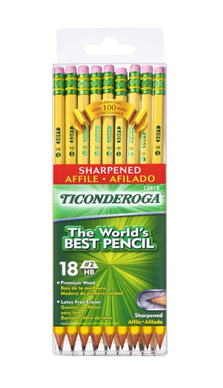 Dixon Ticonderoga #2 HB Soft Sharpened Pencils 18Pack