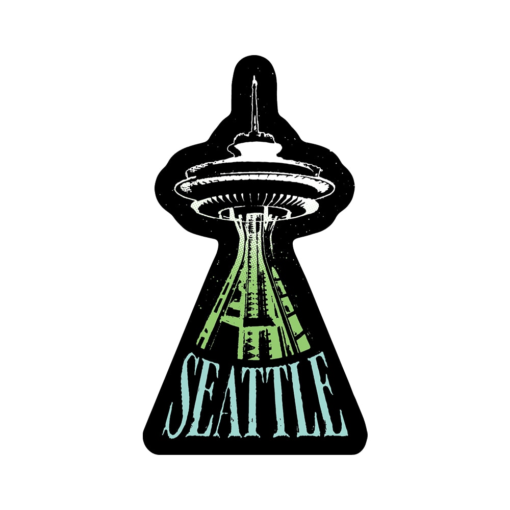Seattle Space Needle - Die-Cut Sticker