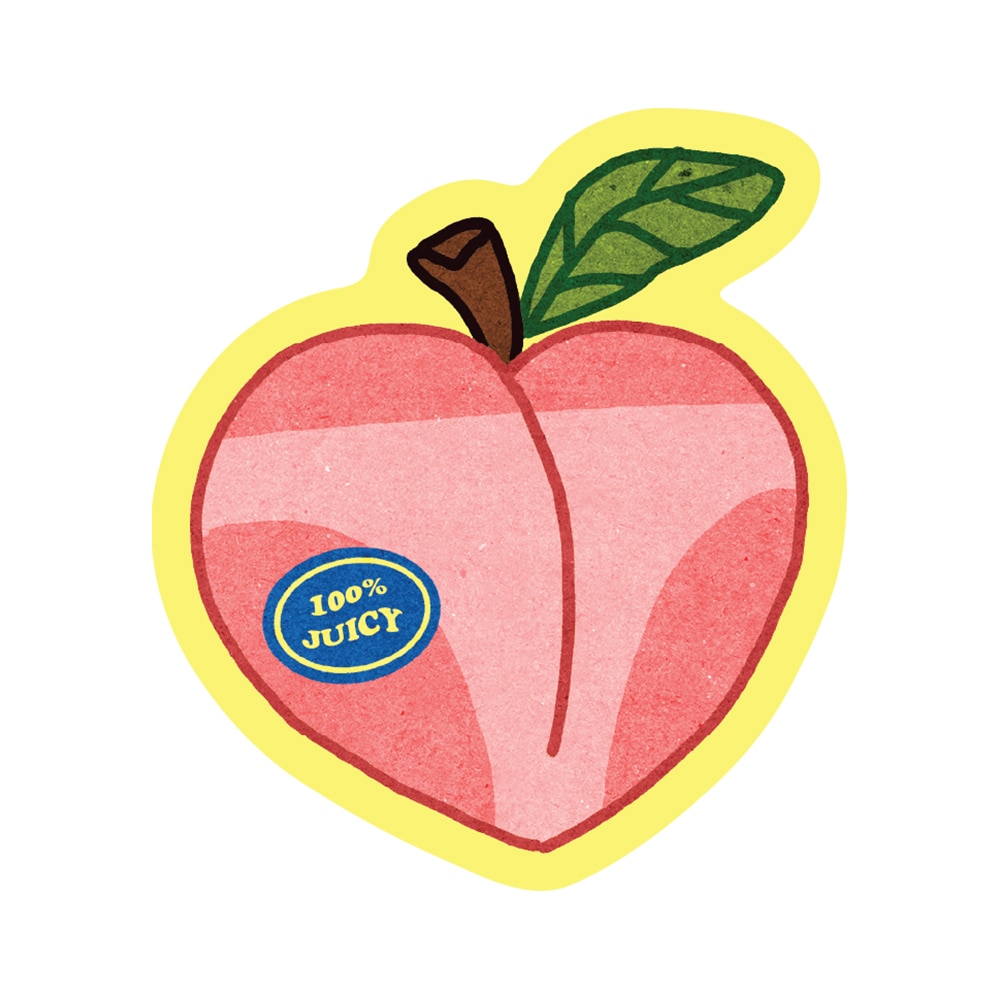 100% Juicy - Die-Cut Sticker