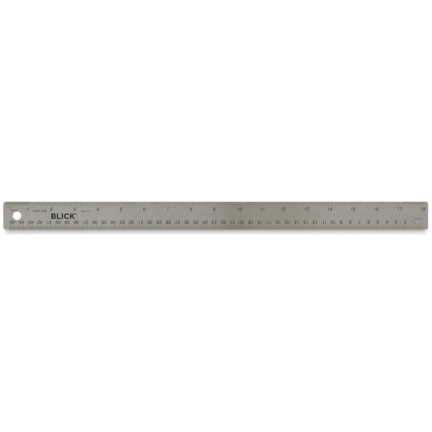 18 in. stainless steel ruler